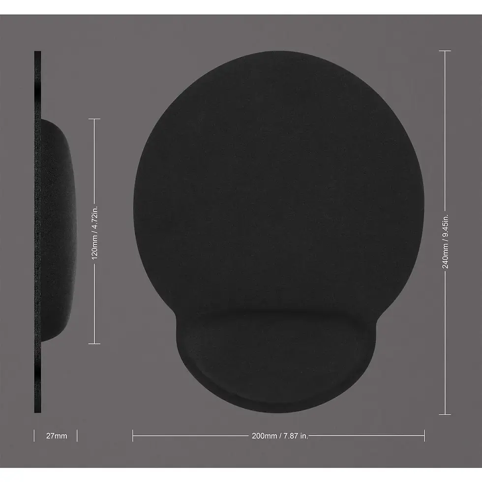 Miniatura: Mouse pad con descansa muñecas