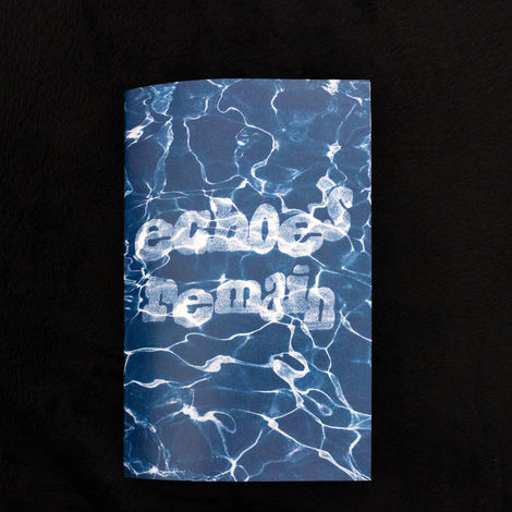 cover of a zine titled "echoes remain"