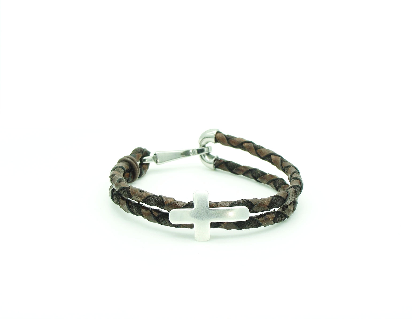 Pablo - Men's Brown Side Braided Genuine Leather