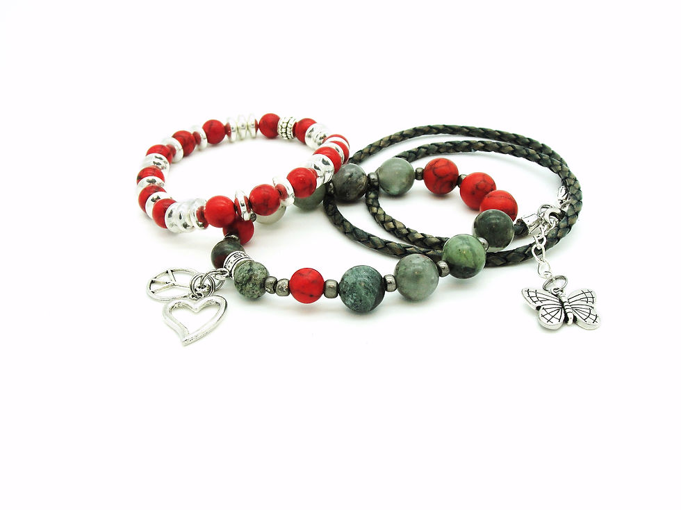 Thumbnail: Jemila - Women's Earth Green Genuine Leather Wrap