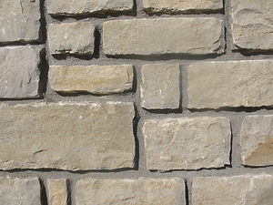 KY River Marble Buff. Motar Joint patter