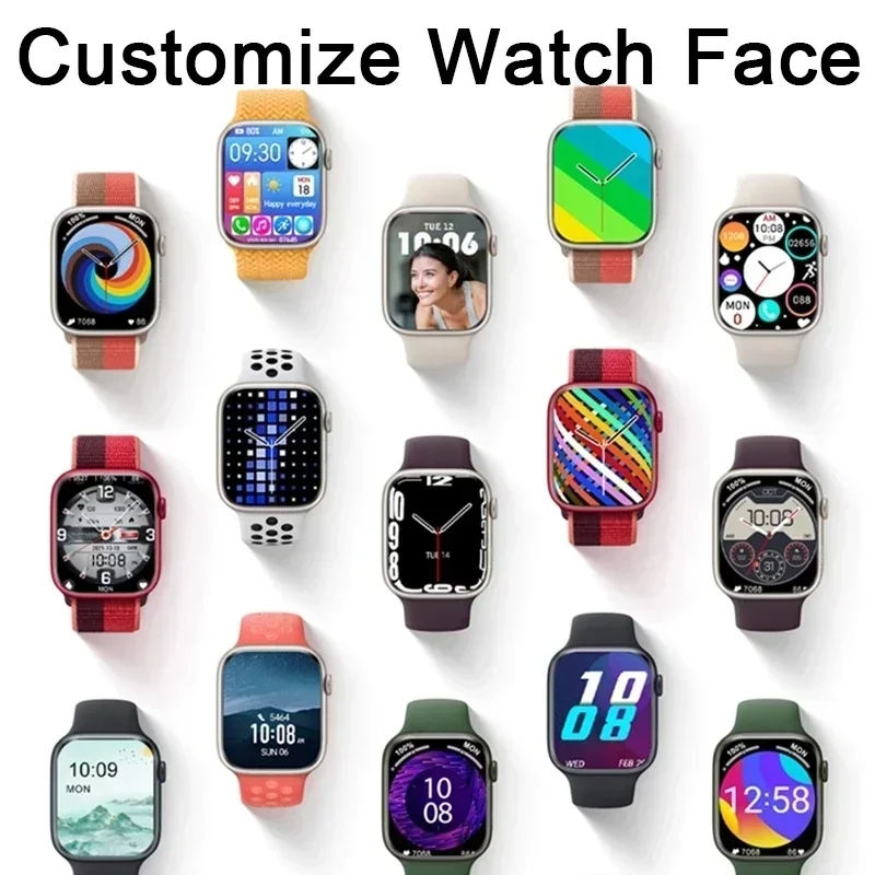 Thumbnail: Smart Watch I10 Pro Max Metal Strap Sport Fitness Tracker Custom Dial Smartwatch