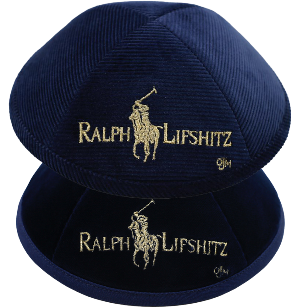 Thumbnail: 2 RALPH LIFSHITZ YARMULKES