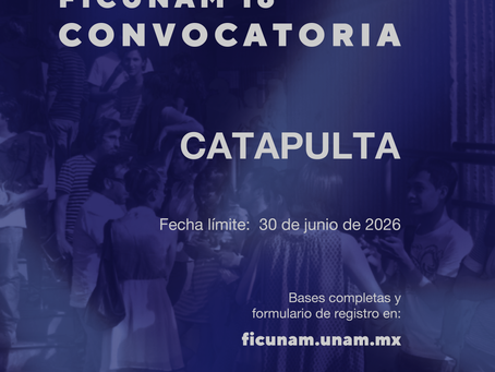 ¿TIENES UNA PELÍCULA EN POSTPRODUCCIÓN? CATAPULTA 2026 ESTÁ POR CERRAR SU CONVOCATORIA