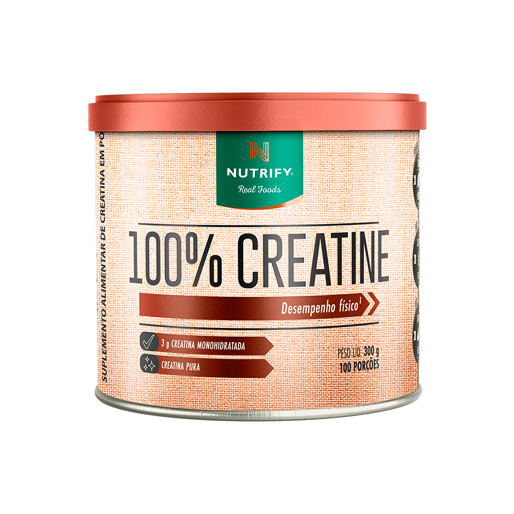CREATINA MONOHIDRATADA 300G - NUTRIFY