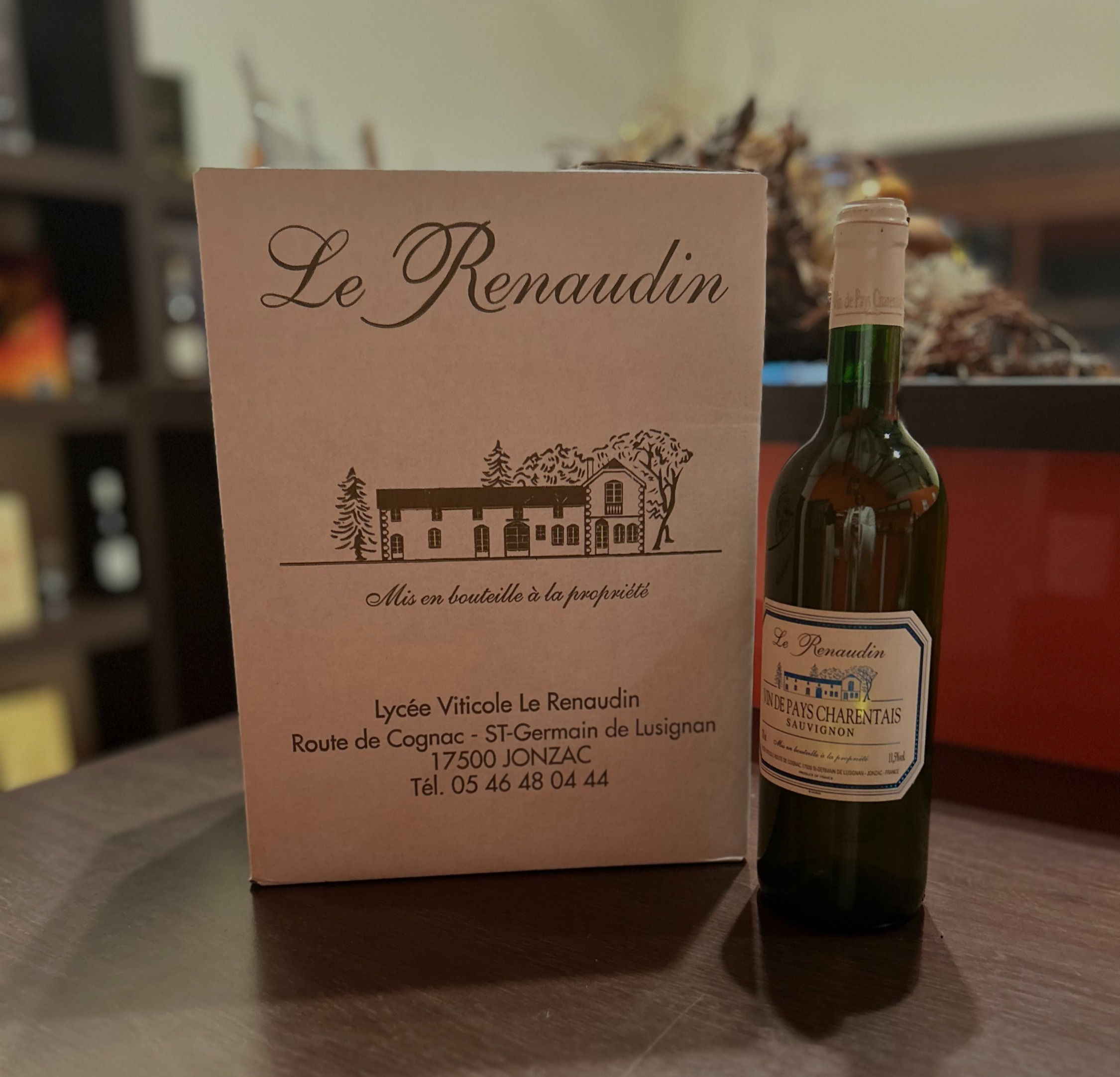 Carton de 6 Vins de pays charentais blanc Sauvignon