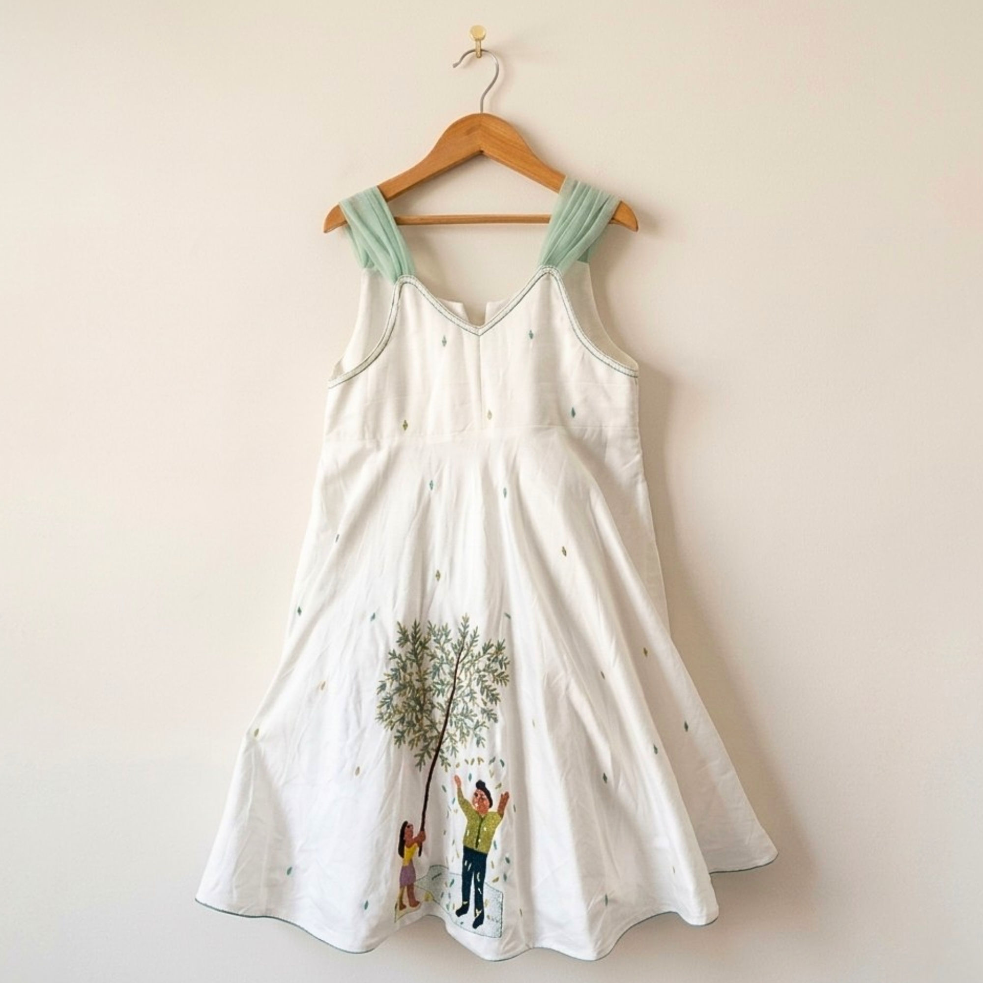 Whispering Tree Embroidered Frock