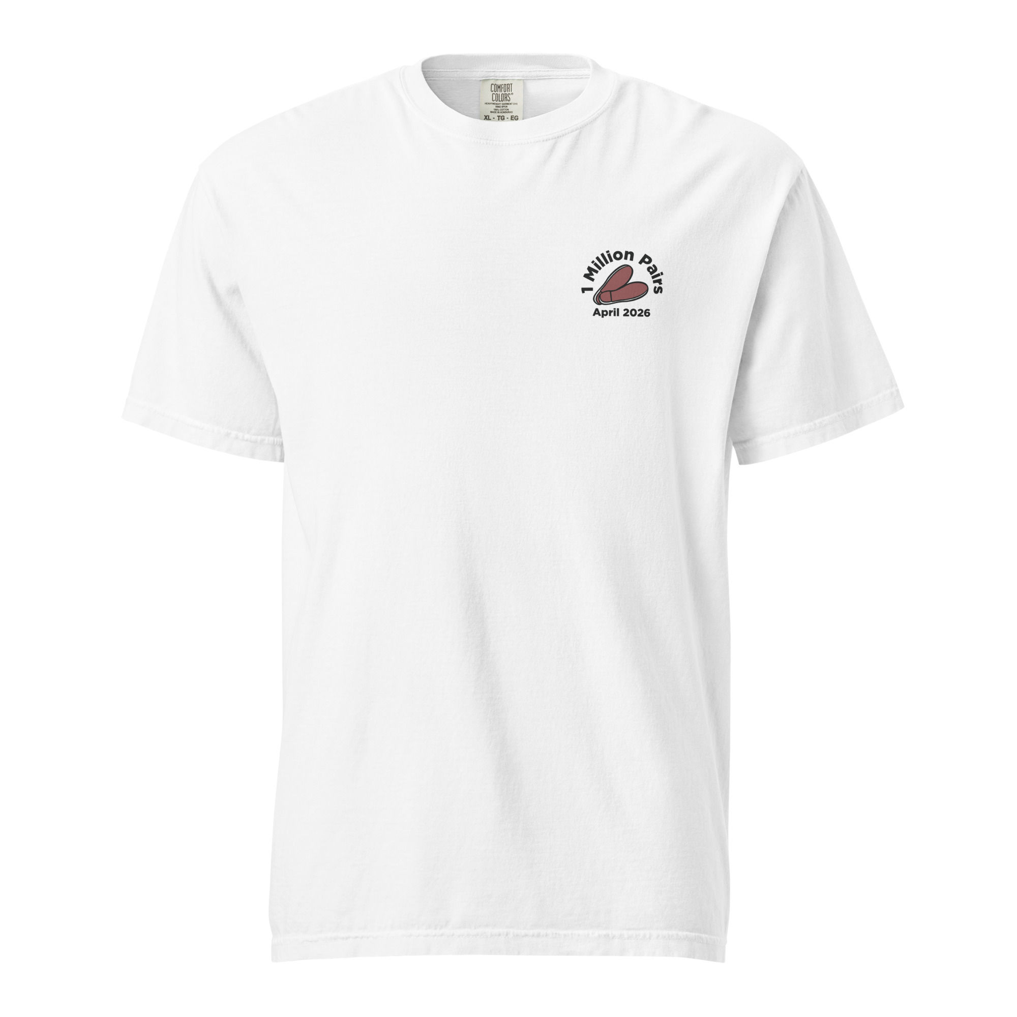 1 Millionth Pair heavyweight t-shirt