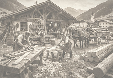 Falegnami al lavoro