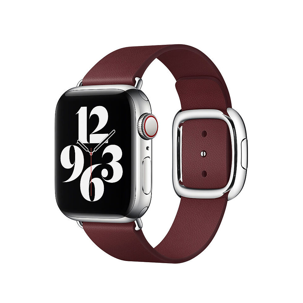 Miniaturbild: Uhrband Apple Watch Apple MY642ZM/A Haut Granatrot