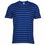 Miniaturbild: Herren Kurzarm-T-Shirt Adidas Stripty SJ Blau