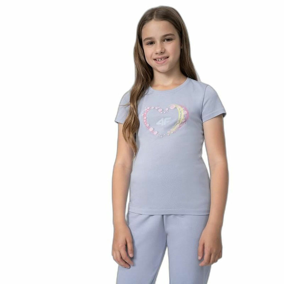 Miniaturbild: Kurzarm-T-Shirt für Kinder 4F F385 Lavendel