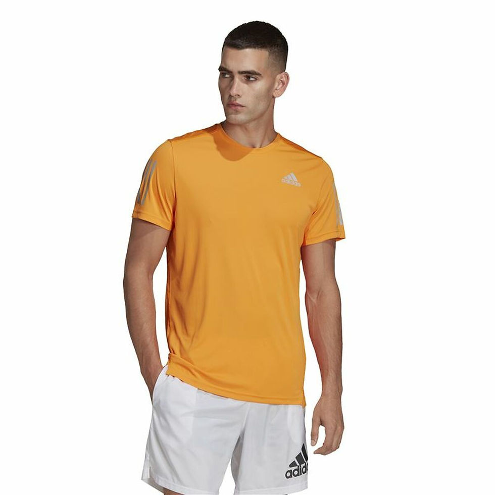 Miniaturbild: Herren Kurzarm-T-Shirt Adidas Own The Run Orange
