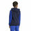 Miniaturbild: Jungen Sweater mit Kapuze Adidas Essentials Big Logo Colorblock Blau