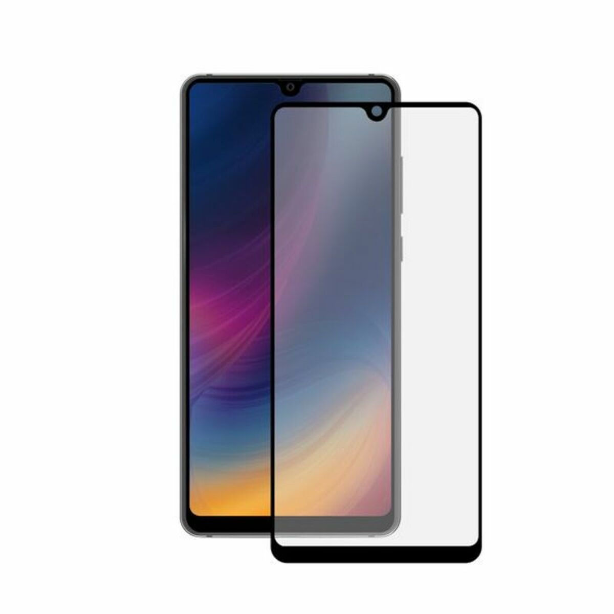 Bildschirmschutz aus gekrümmten Hartglas Huawei Mate 20 KSIX 3D Negro