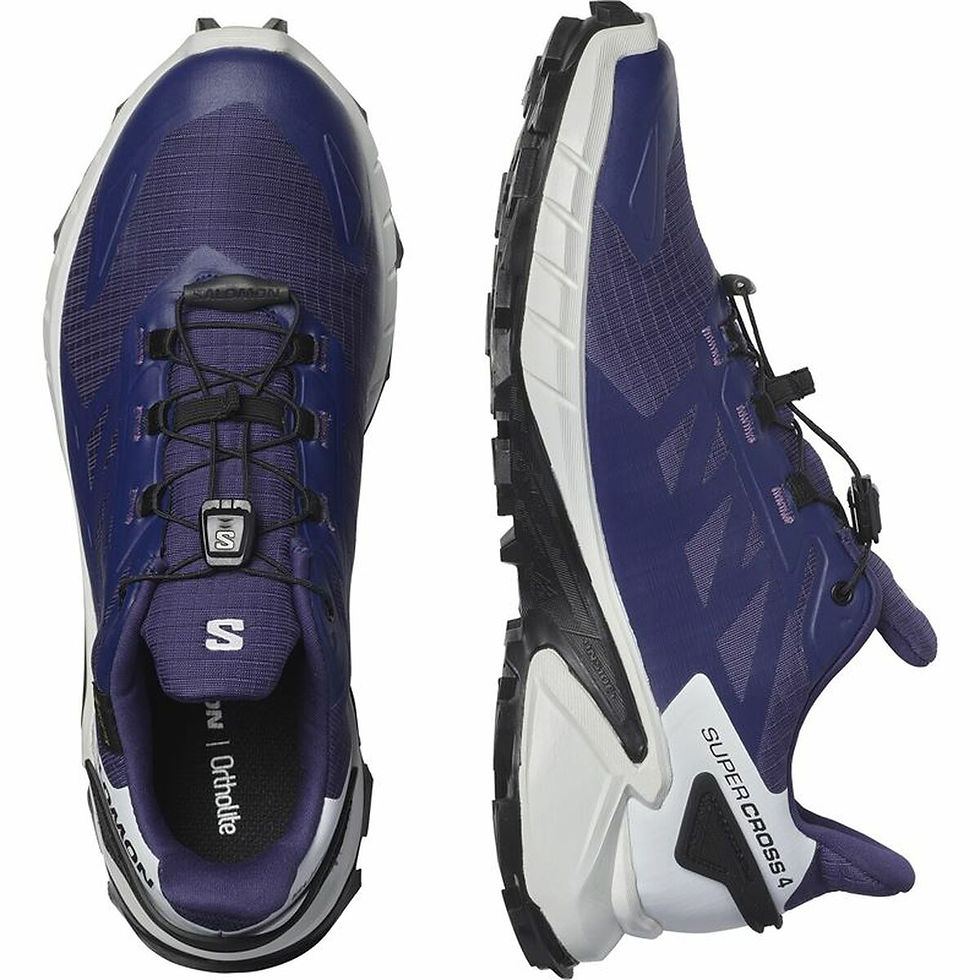 Miniaturbild: Laufschuhe für Damen Salomon Supercross 4 GORE-TEX Berg Weiß