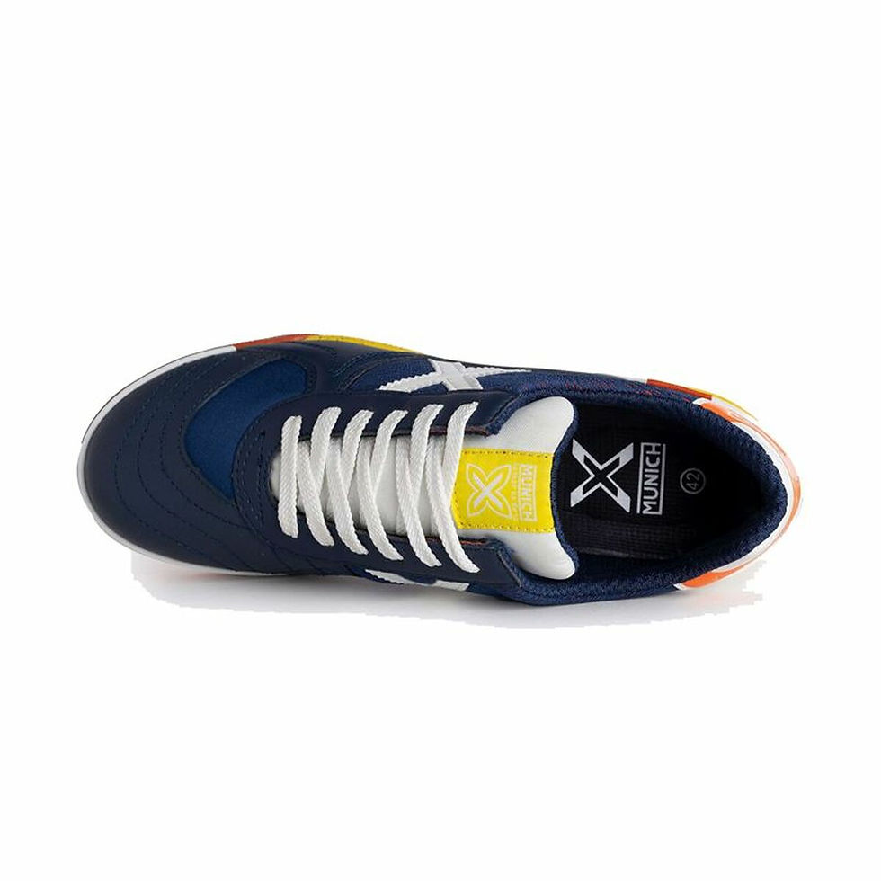 Miniaturbild: Hallenfußballschuhe für Erwachsene Munich G-3 Indoor 361 Marineblau