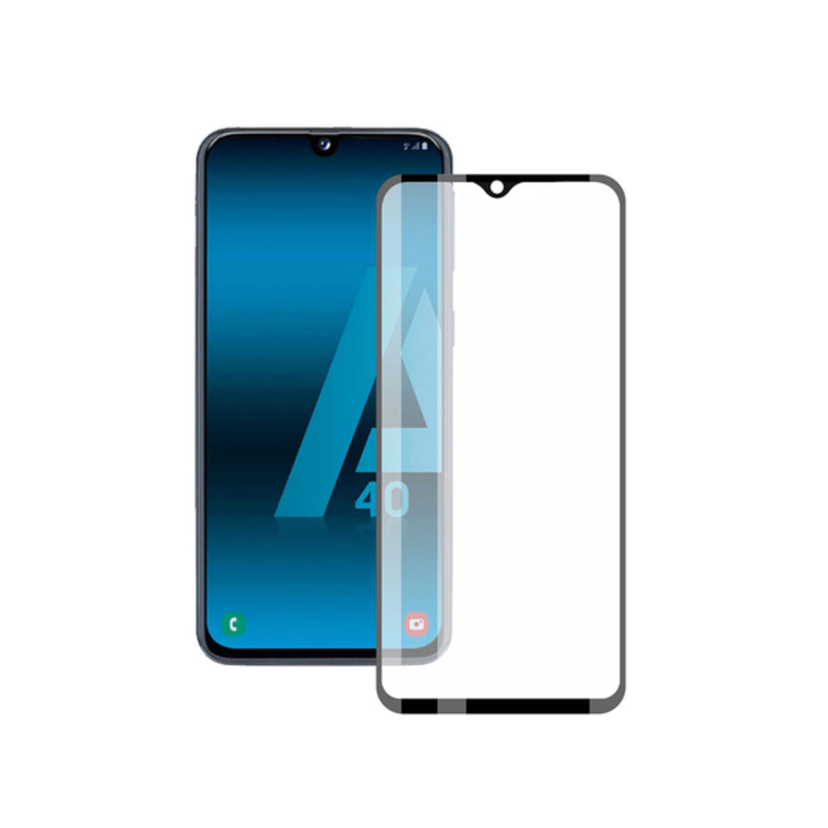 Bildschirmschutz aus Hartglas fürs Handy Galaxy A41 Contact Extreme 2.5D