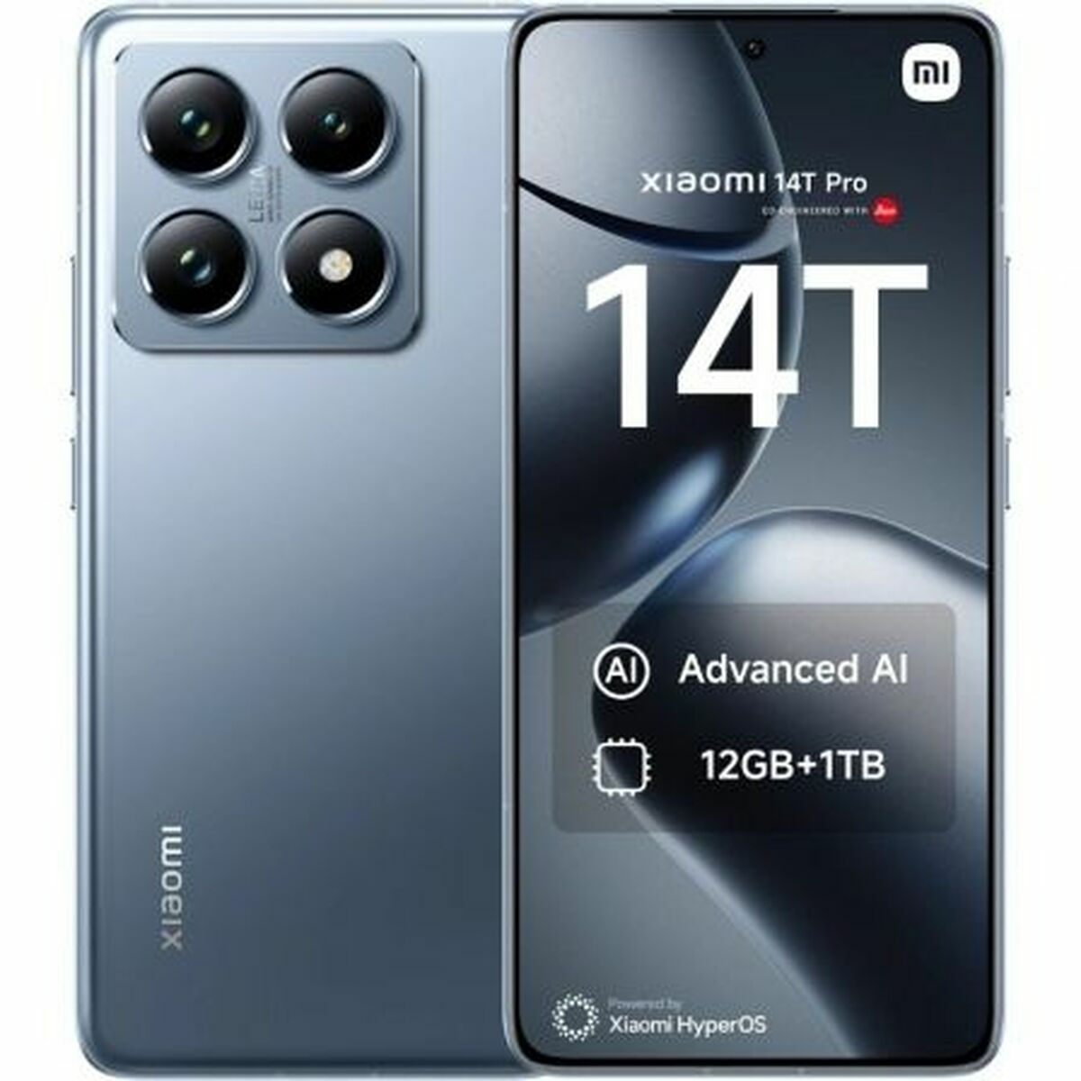 Smartphone Xiaomi 14T Pro 6,67" Octa Core 12 GB RAM 256 GB Blau