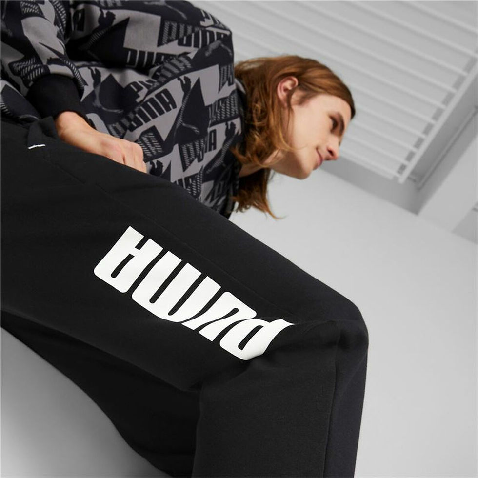 Miniaturbild: Lange Sporthose Puma Power Sweatpants Schwarz Herren