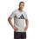 Miniaturbild: Kurzärmliges Sport T-Shirt Adidas Essentials Tr-Es Fr Logo Hellgrau
