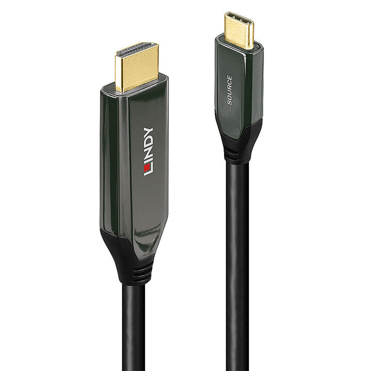 USB-C zu HDMI-Kabel LINDY 43368 2 m Schwarz