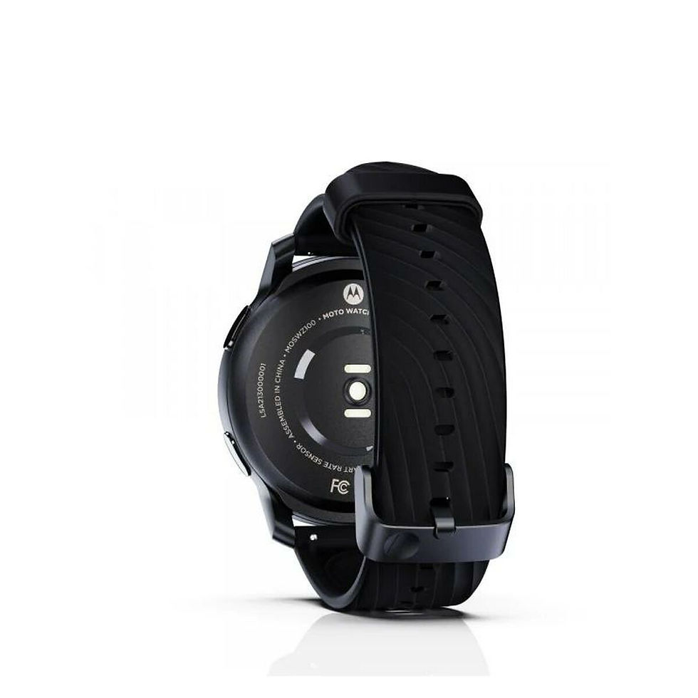 Miniaturbild: Smartwatch Motorola Moto Watch 100 355 mAh Schwarz 5 atm 1,3"