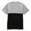 Miniaturbild: Herren Kurzarm-T-Shirt Vans Colorblock Schwarz Grau