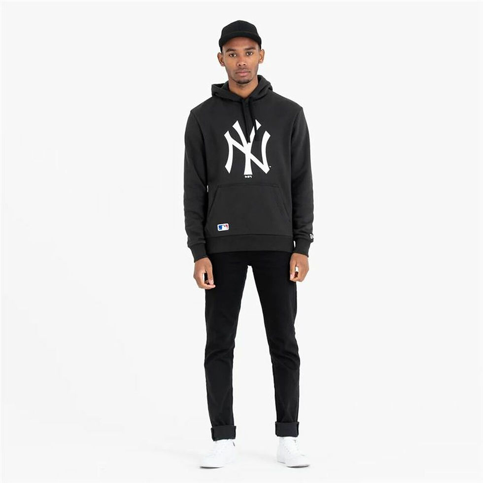 Miniaturbild: Herren Sweater mit Kapuze New Era MLB New York Yankees Schwarz