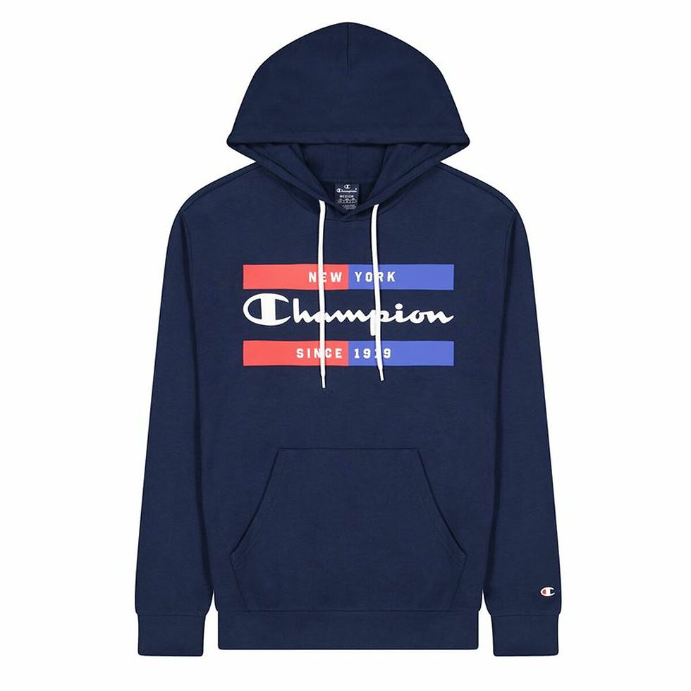 Miniaturbild: Herren Sweater mit Kapuze Champion New York Blau
