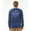 Miniaturbild: Herren Sweater ohne Kapuze Rip Curl Stapler Crew Blau