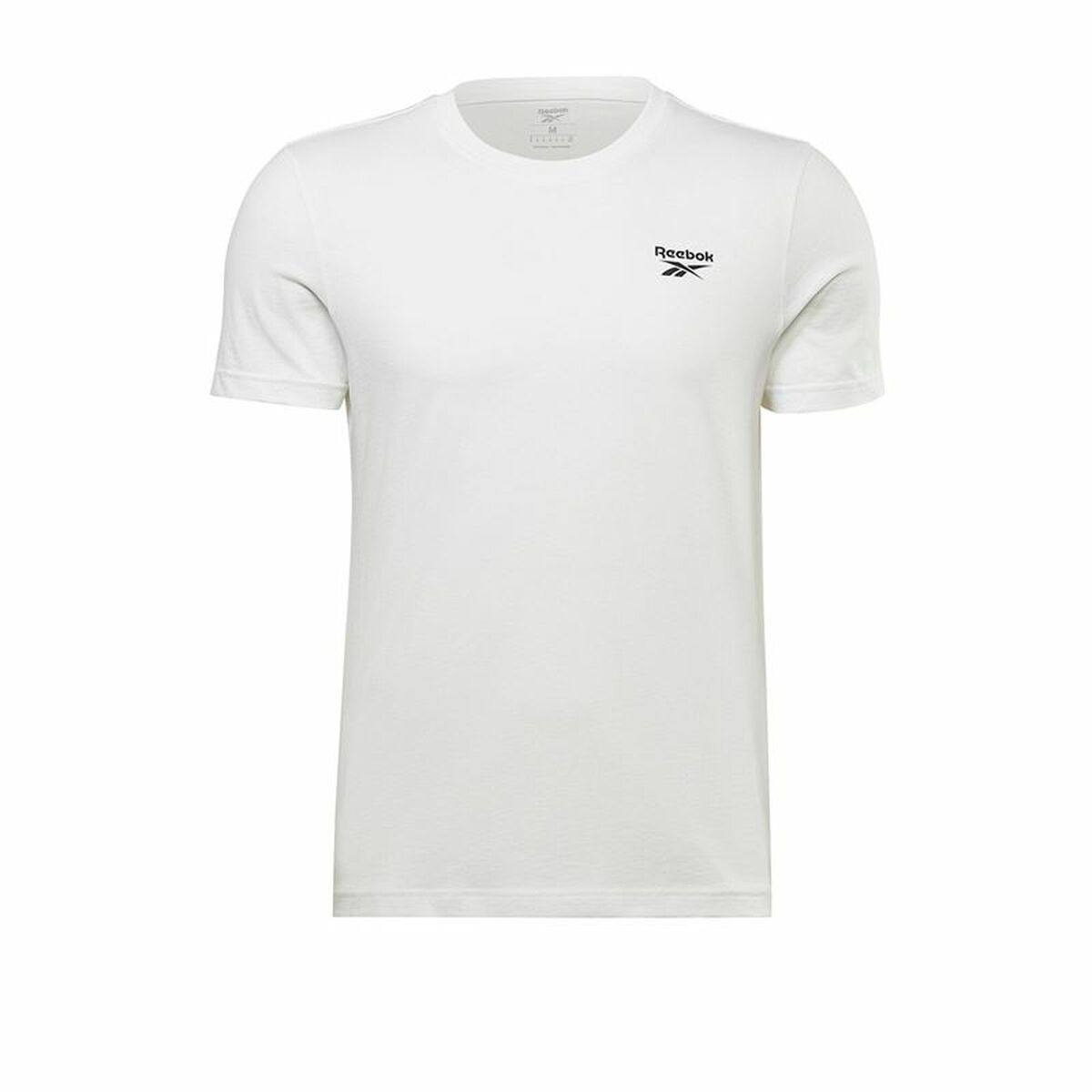 Herren Kurzarm-T-Shirt Reebok Identity Left Chest Logo Weiß