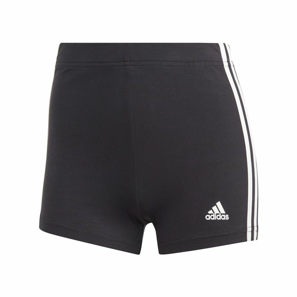 Sporthose Damen Adidas Essentials Single 3S Booty Schwarz