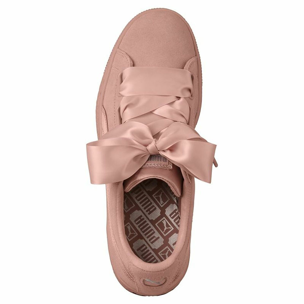 Miniaturbild: Laufschuhe für Damen Puma Suede Heart Ep Gelb