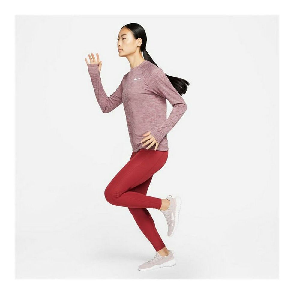 Miniaturbild: Langarm Damen T-Shirt Nike Pacer Lachsfarben