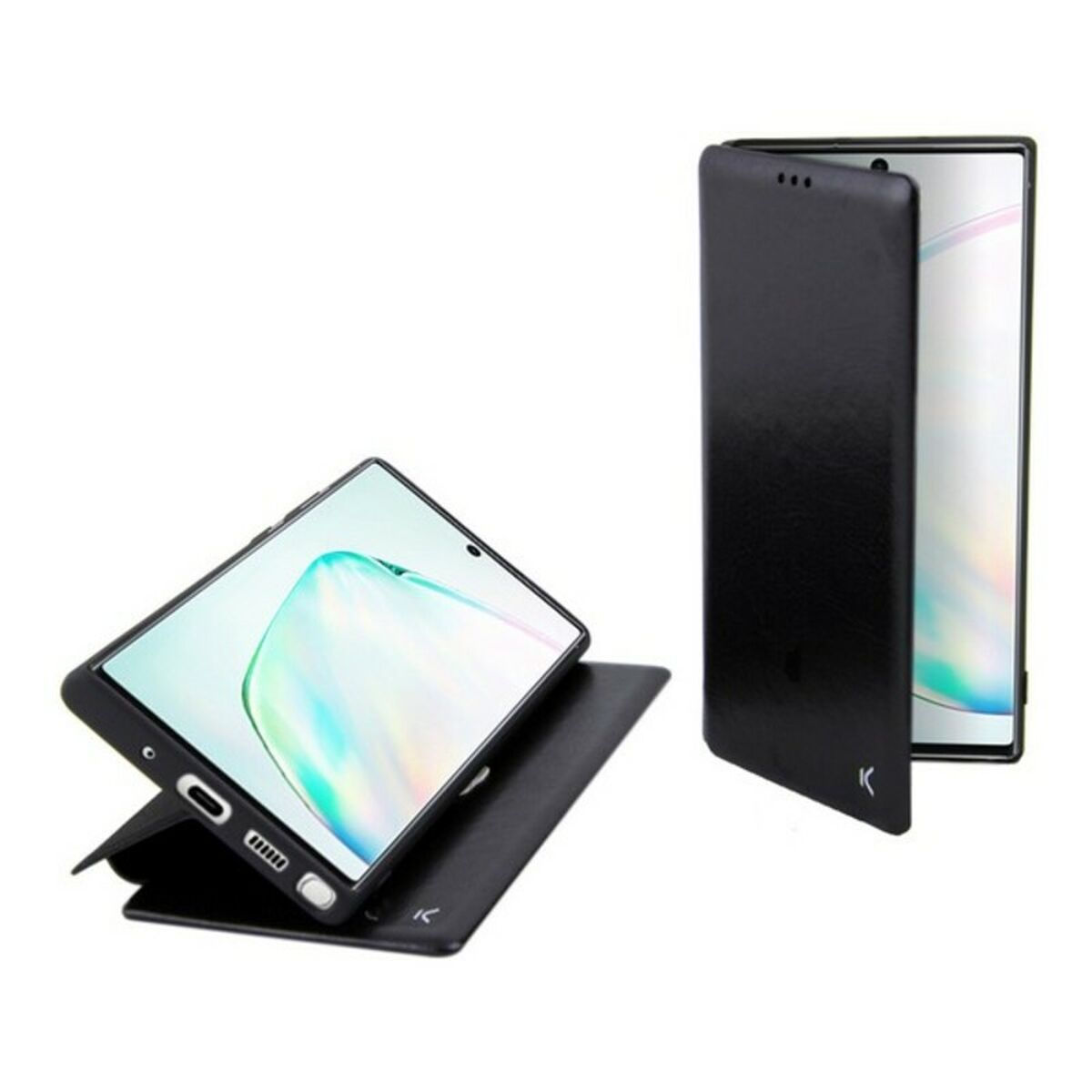 Handyhülle mit Folie Samsung Galaxy S20 Ultra KSIX Standing Schwarz