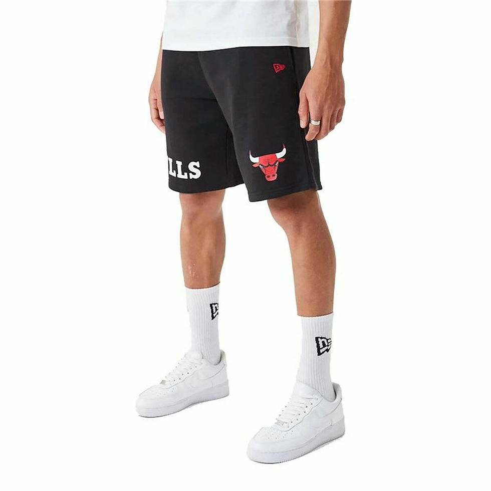 Miniaturbild: Herren-Sportshorts New Era  NBA Chicago Bulls Schwarz Herren