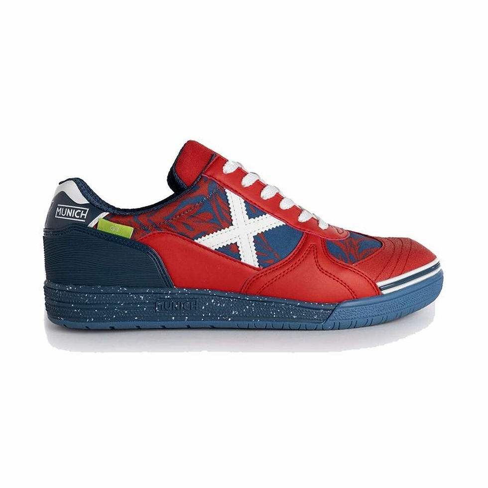 Miniaturbild: Hallenfußballschuhe für Erwachsene Munich G-3 Indoor 360  Rot