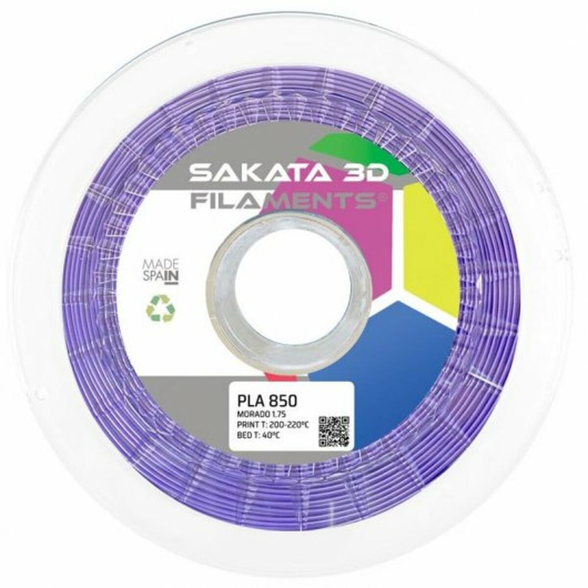 Filamentrolle Sakata 3D 75200 Lila Ø 1,75 mm