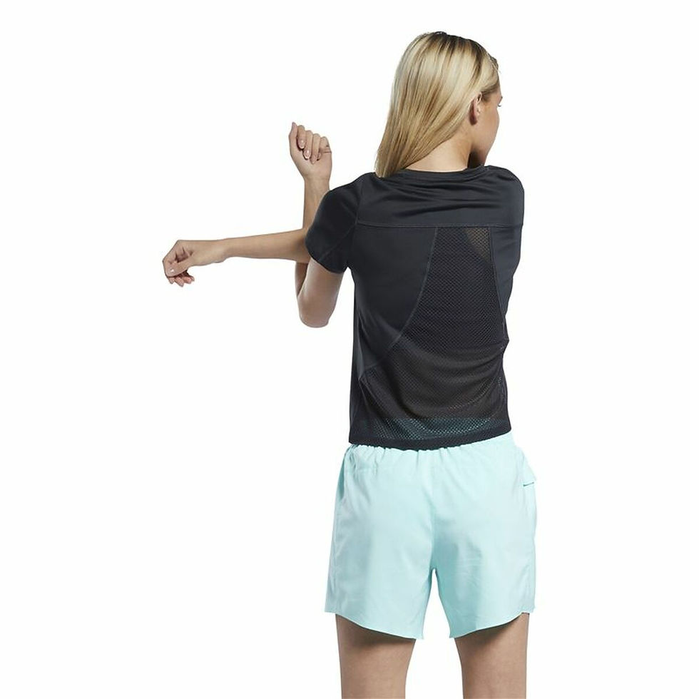 Miniaturbild: Damen Kurzarm-T-Shirt Reebok Speedwick Schwarz