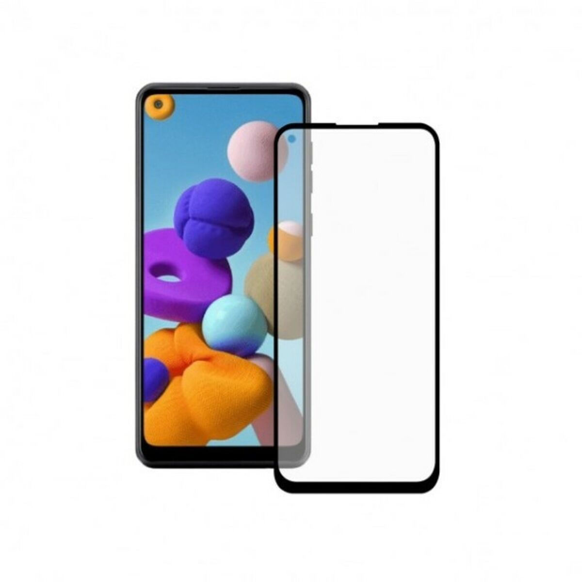 Bildschirmschutz aus Hartglas fürs Handy Galaxy A21 KSIX Extreme 2.5D