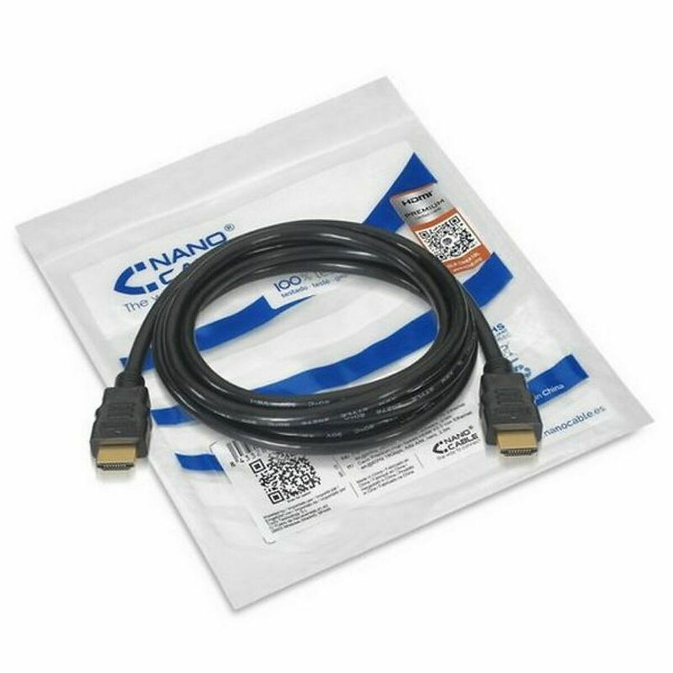 Miniaturbild: HDMI Kabel NANOCABLE HDMI V2.0, 1m 10.15.3601 V2.0 4K 1 m Schwarz