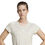 Miniaturbild: Damen Kurzarm-T-Shirt Adidas Aeroready Minimal Beige Fitness