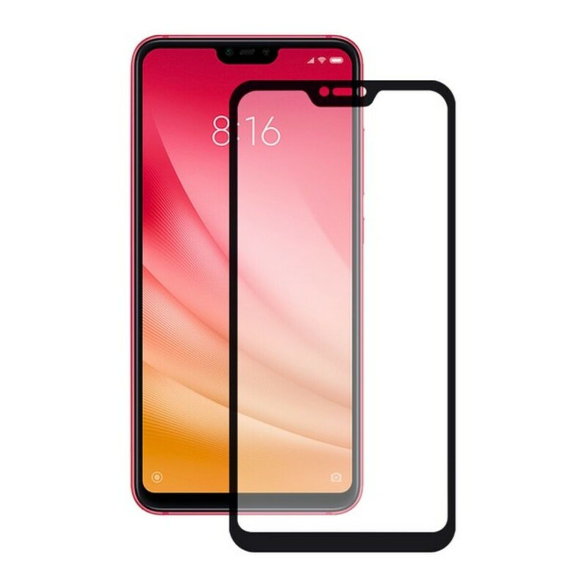 Bildschirmschutz aus Hartglas Xiaomi Mi 8 Lite KSIX Full Glue