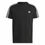 Miniaturbild: Herren Kurzarm-T-Shirt Adidas Essentials Single 3 Bandas Schwarz