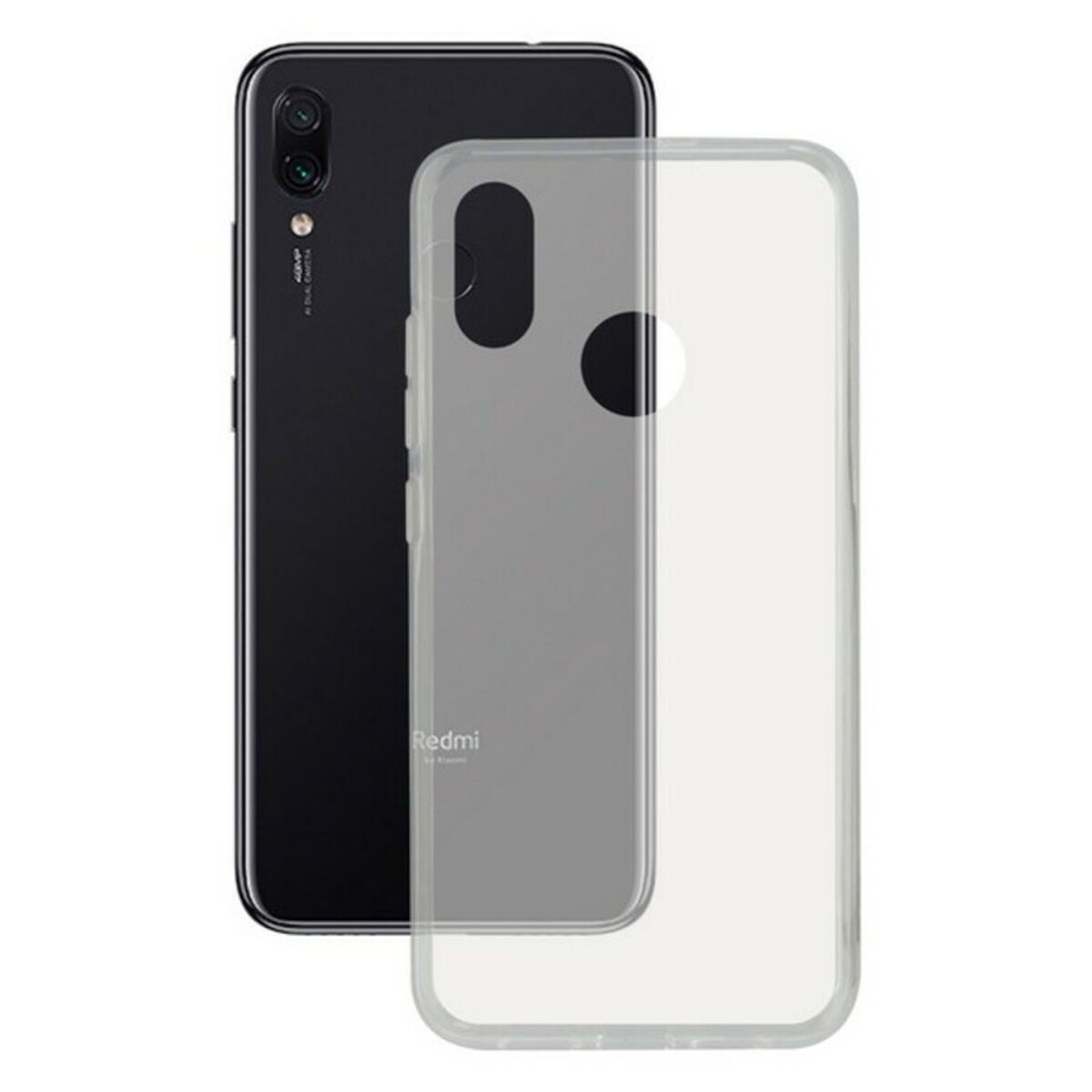 Handyhülle Xiaomi Redmi 7 KSIX Flex Durchsichtig