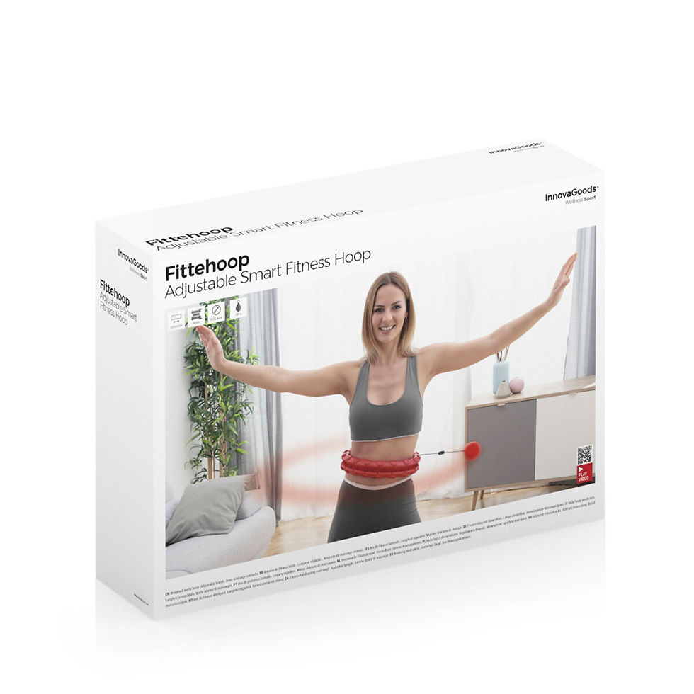 Miniaturbild: Intelligenter anpassbarer Fitness-Ring mit Gewicht Fittehoop InnovaGoods