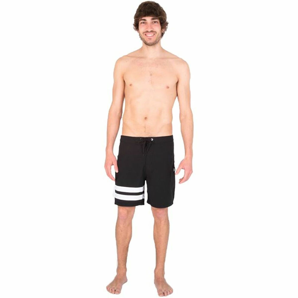 Miniaturbild: Herren Badehose Hurley Block Party 18" Schwarz