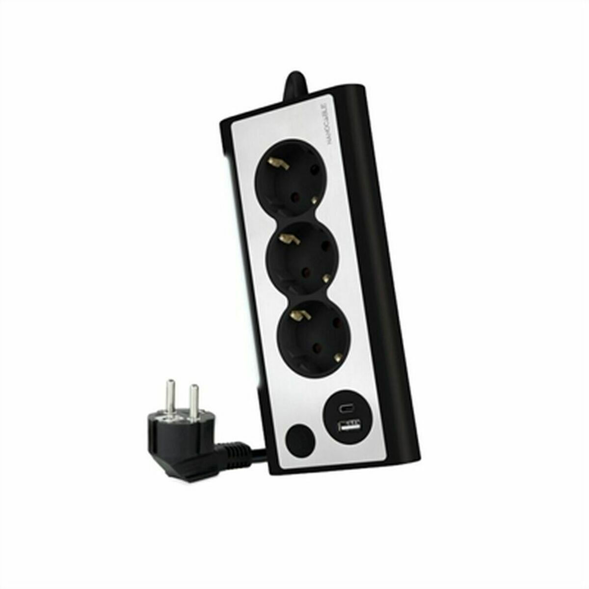 Schuko 3 Steckerleiste NANOCABLE 10.37.0013-BK USB x 2 1,5 m