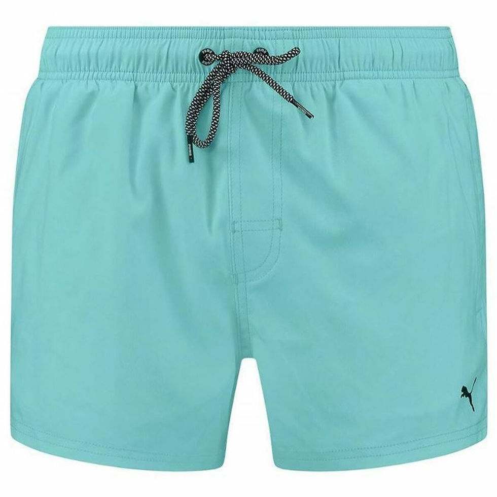 Herren Badehose Puma Short Swim Aquamarin